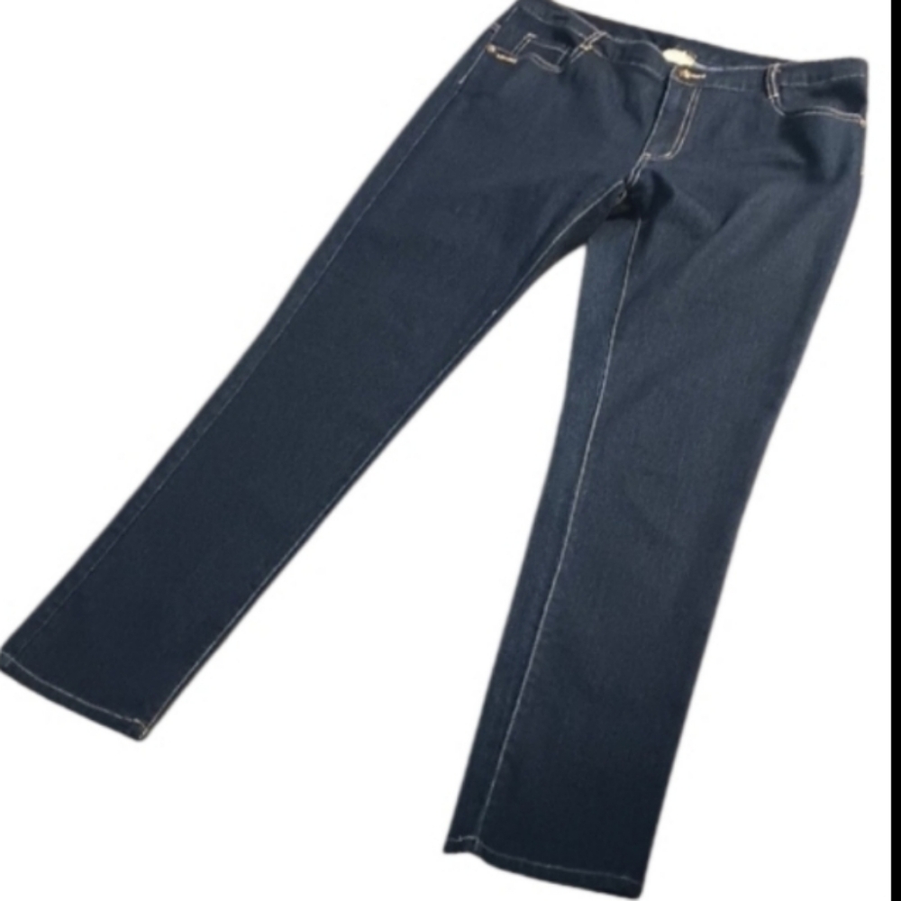 Miss Tina byTina Knowles Dark Blue Straight Leg Jeans - Picture 4 of 7